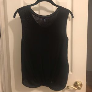 Splendid Knit Top with Waist Ruching Detail